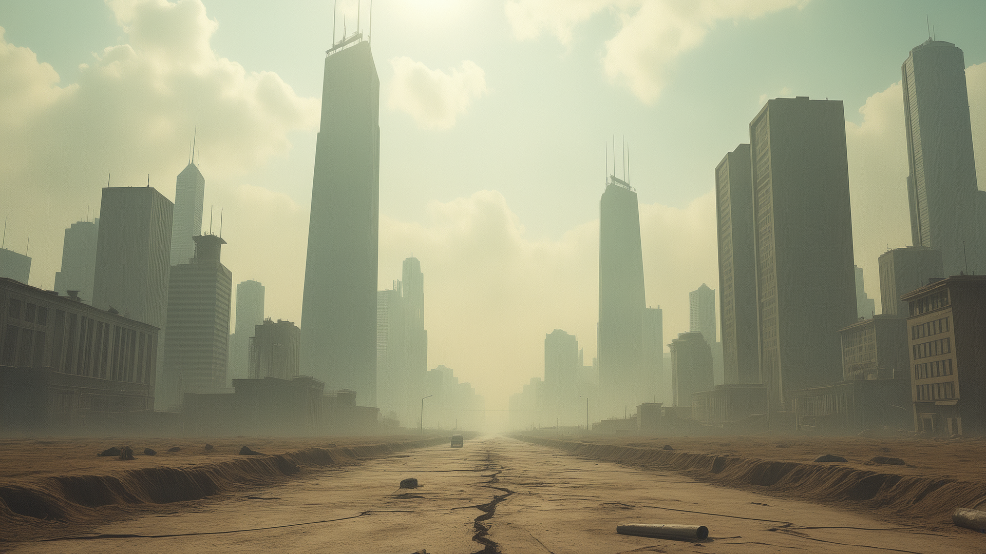View on a desert land