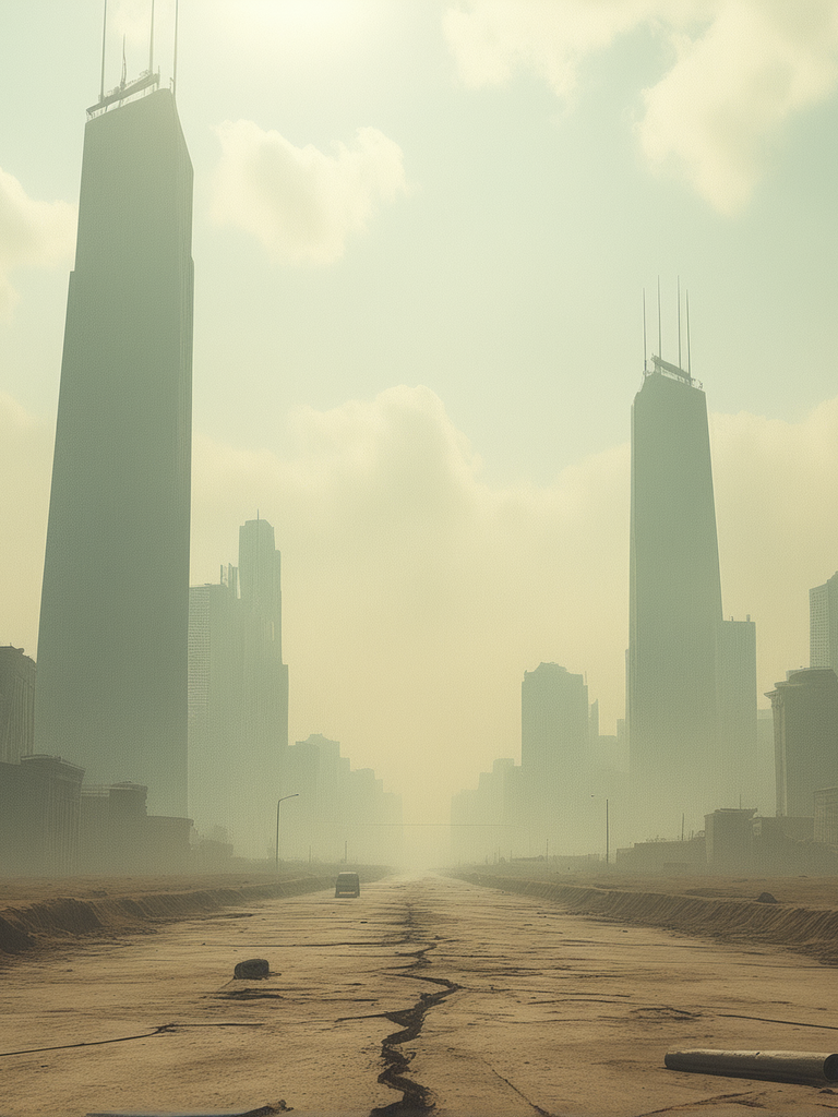 View on a desert land